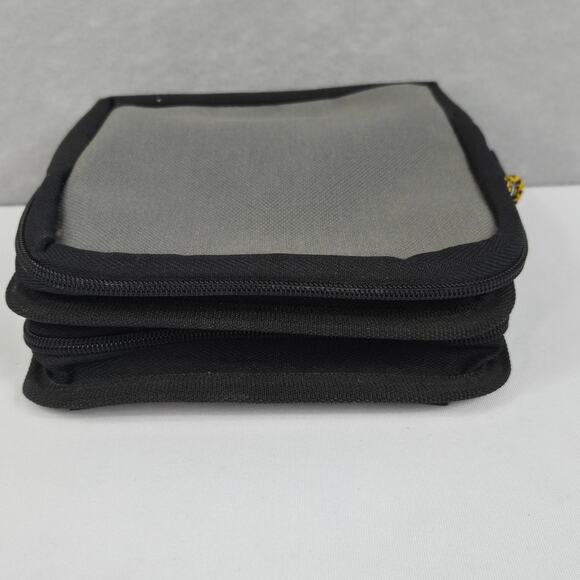 DVD/CD Soft Canvas Zippered Storage Case Soft Sleeve Holder for 24 DVD's or CD's - Picture 5 of 9
